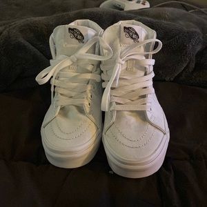 White high top vans